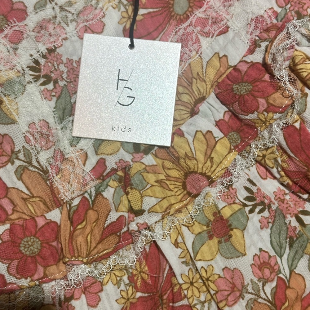 Floral Summer Girl Dress - Picture 15 of 16
